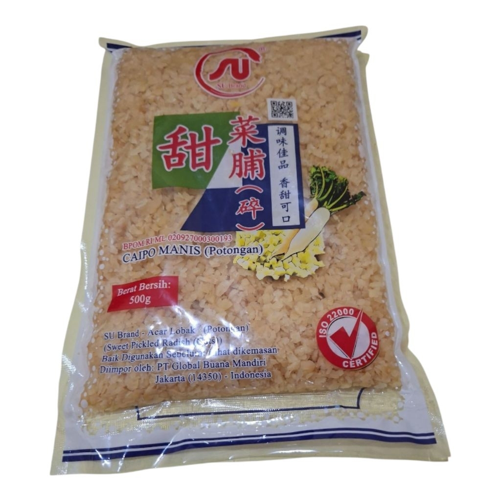 

SU Brand Caipo Manis / Lobak Manis potong pendek 500g