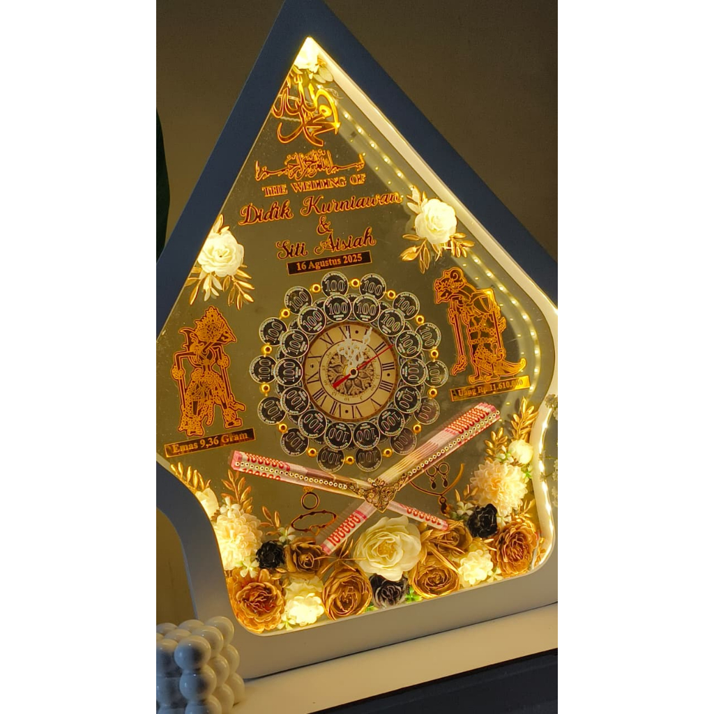 Mahar Nikah Gunungan, mahar Gunungan Koin, Mahar koin, Mahar jam, mahar uang, Mahar pernikahan