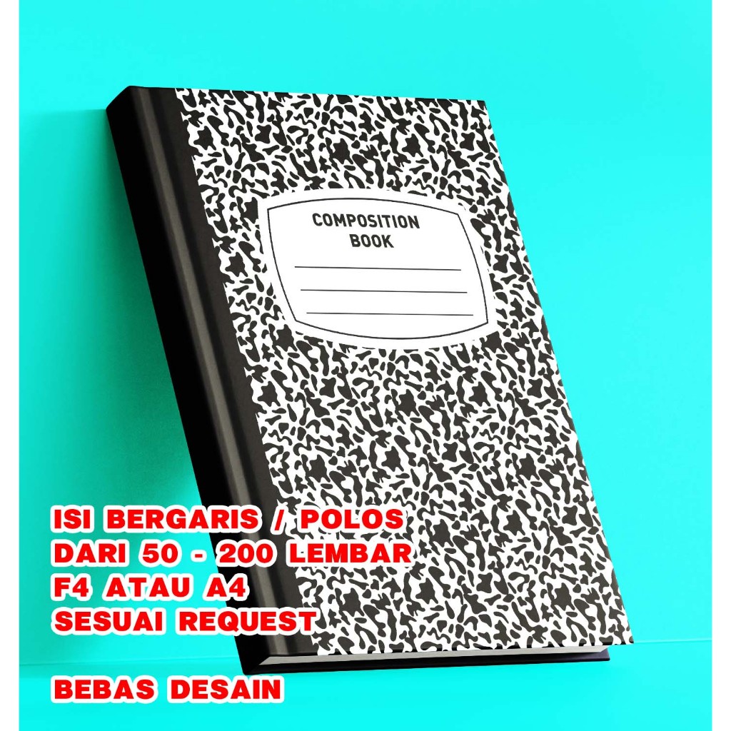 

NOTEBOOK A4 & F4 - 50 & 100 LEMBAR CUSTOM DESAIN SUKA-SUKA