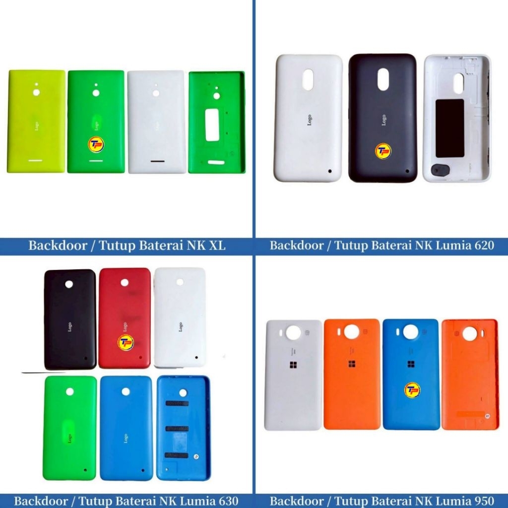 Backdoor Tutup Baterai NK XL  Lumia 620  Lumia 630  Lumia 950