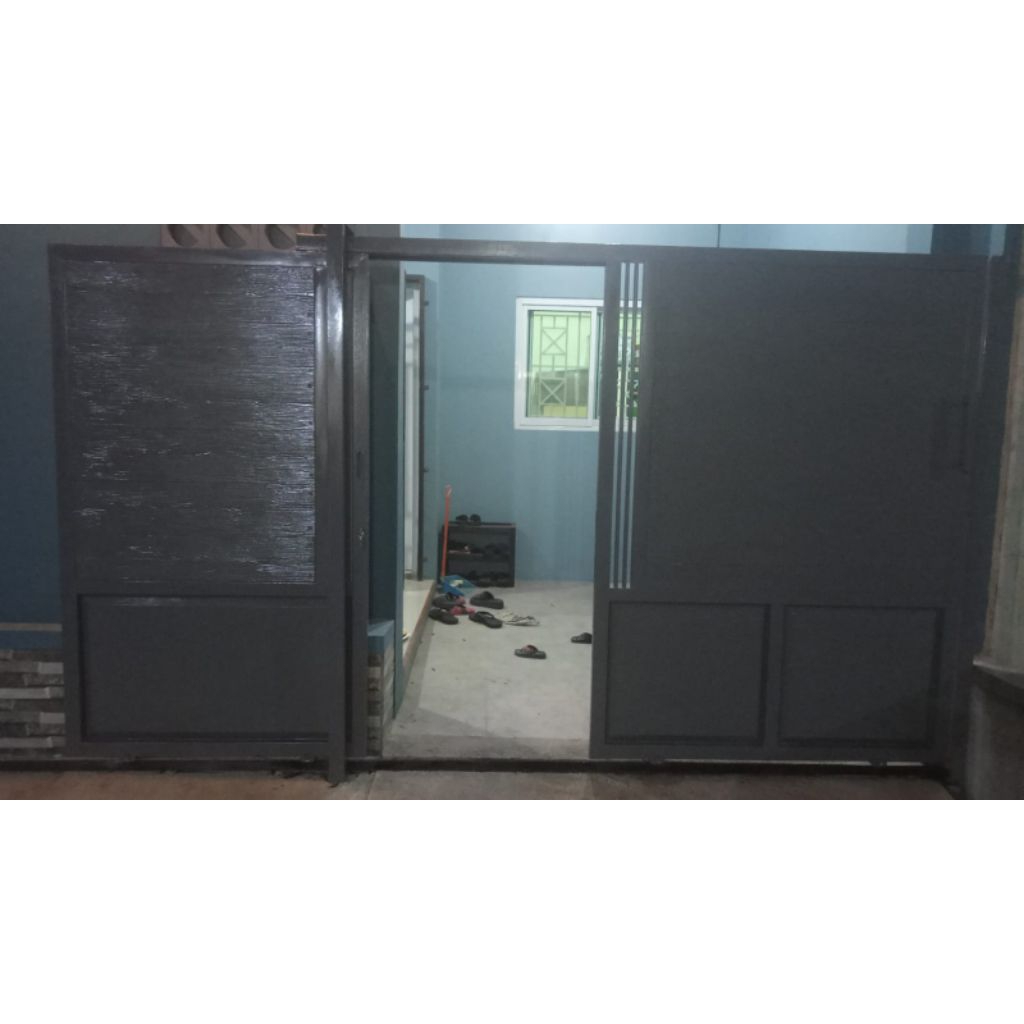 Senjacrafts0 Pagar Besi Rumah Minimalis Modern / Pagar Besi Minimalis / Pagar Rumah Besi Minimalis