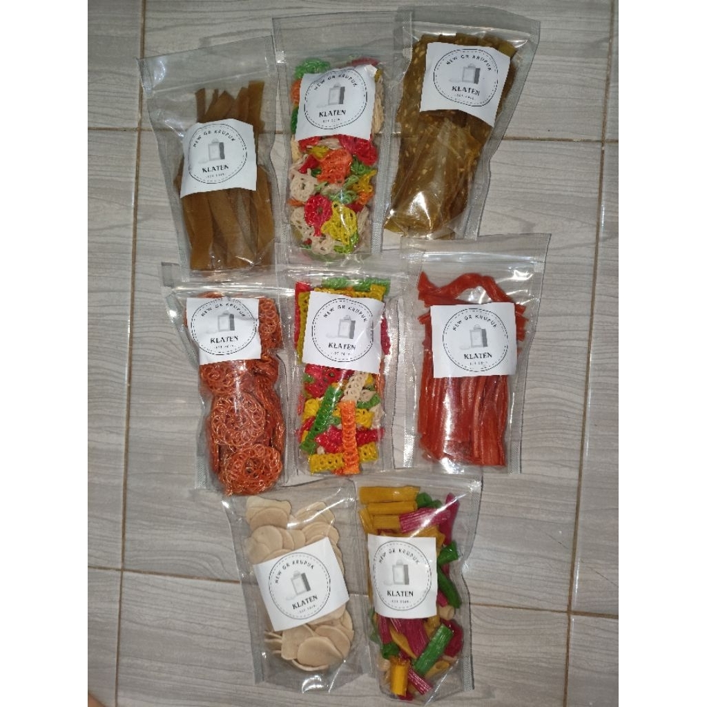 

Aneka Krupuk Mentah / Krupuk mentah