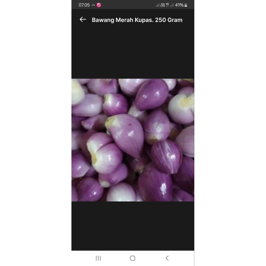 

Bawang Merah Kupas 250 gr