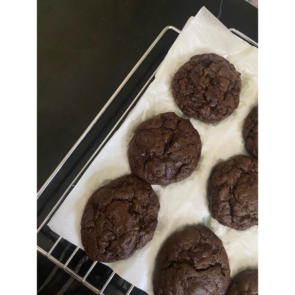 

soft cookies double choco