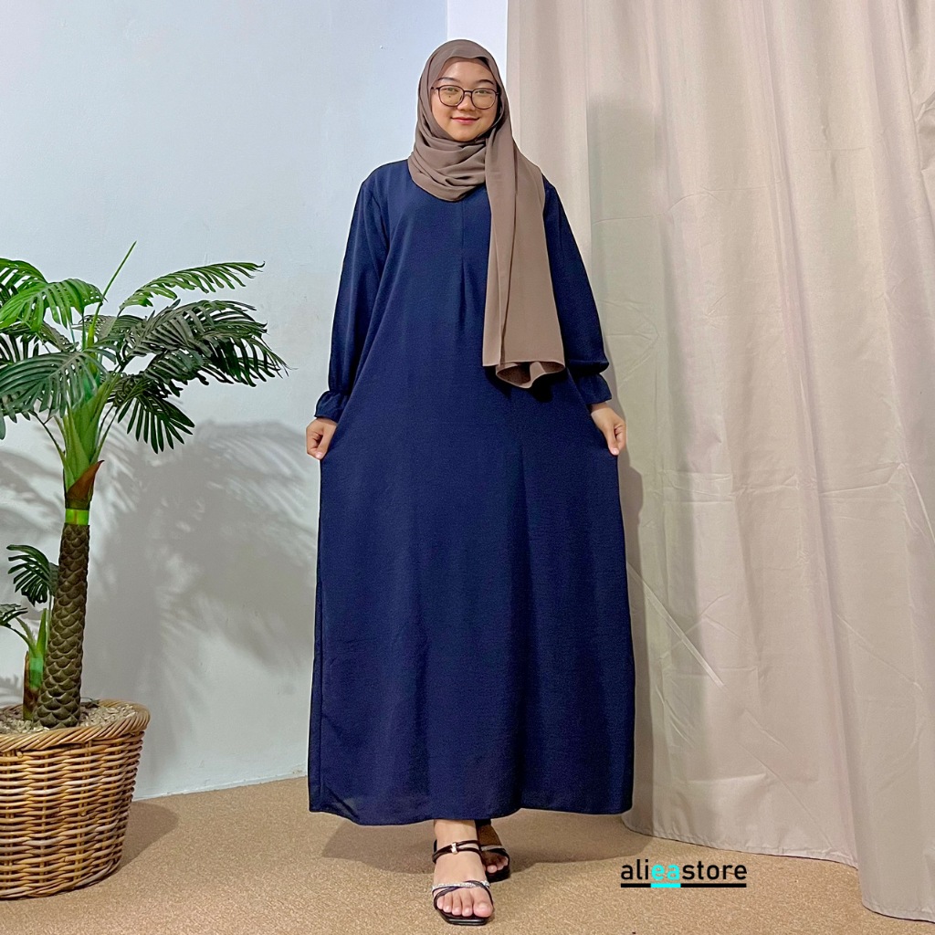 GAMIS CRINKLE BUSUI DAILY LD 120 PB 135 AIRFLOW PREMIUM SYARI