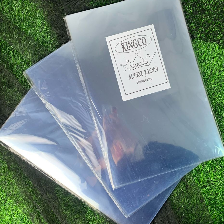 

(100 Lembar) Kemasan 1 Pak Mika Film Jilid Plastik Mika Bening Cover Jilid