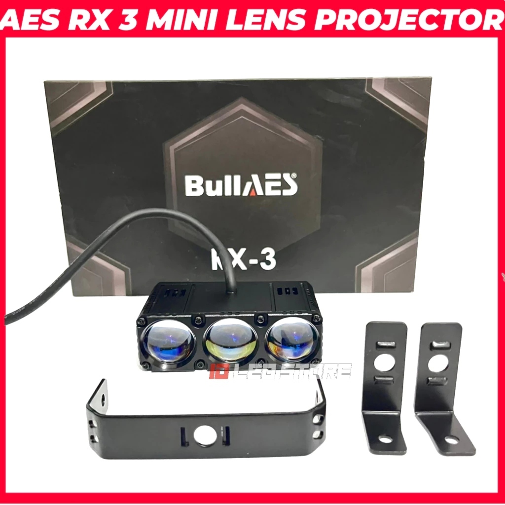 ORIGINAL BULLAES RX 3 Lampu Tembak RX3 mata bullaes 150 Watt Blue Lens Military Grade