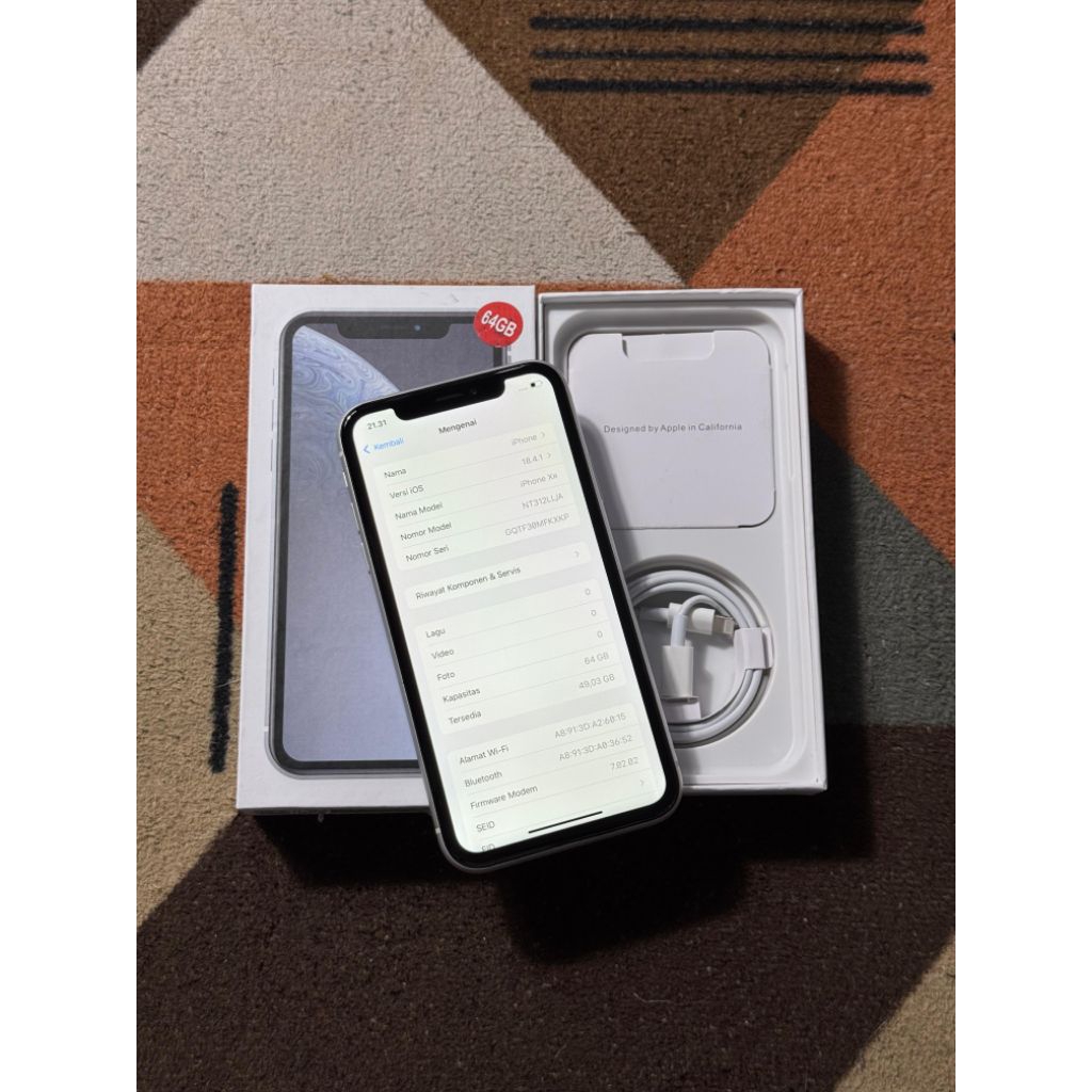 iPhone XR 64GB Inter Wifi Only