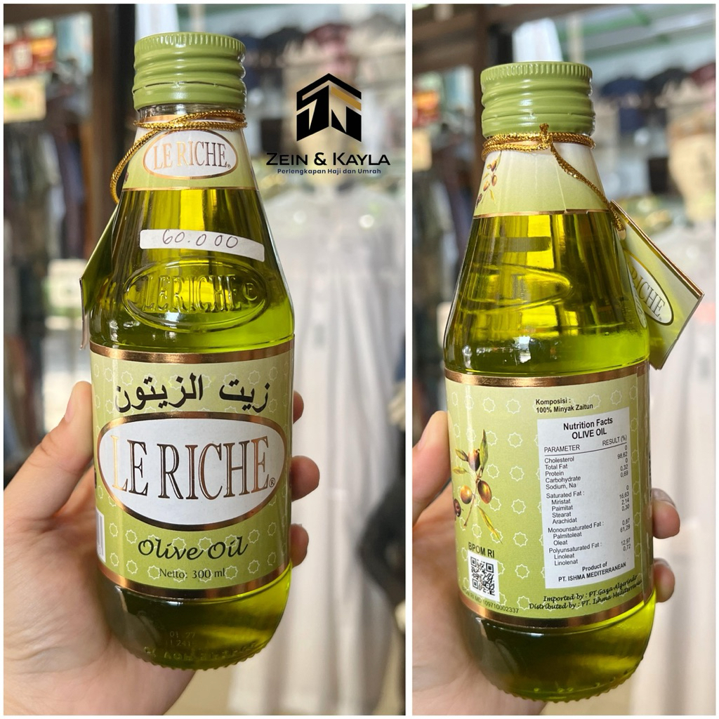 

Minyak Zaitun Leriche Le Riche | Olive Oil 100% Lerichi 300ml Original