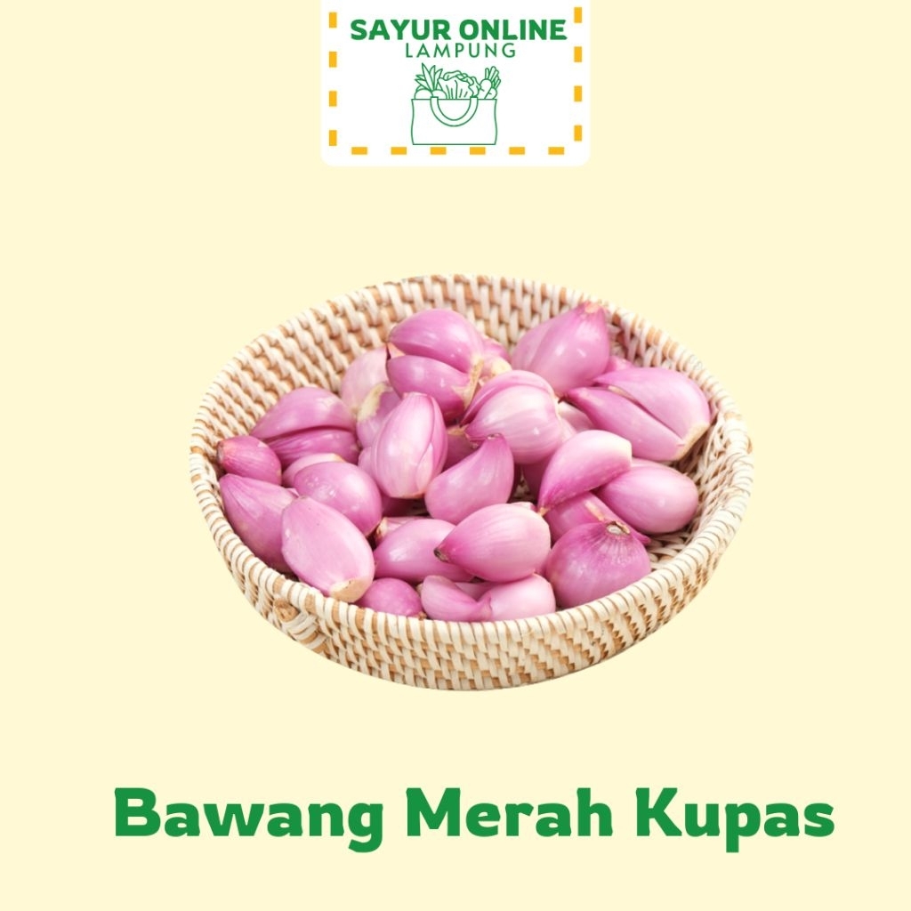 

Bawang Merah Kupas - Sayur Online Lampung