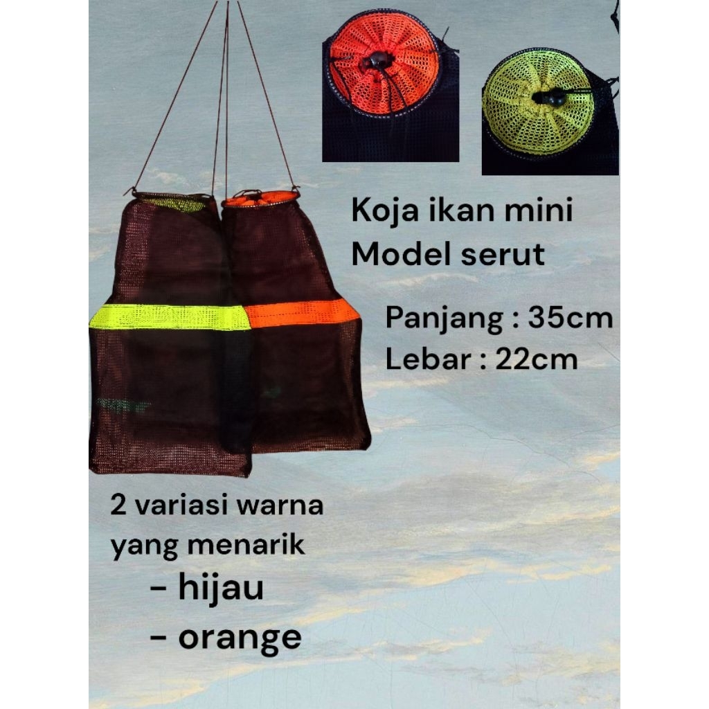 koja ikan ukuran mini dengan model serut - Korang ikan nilem atau wader terbaru