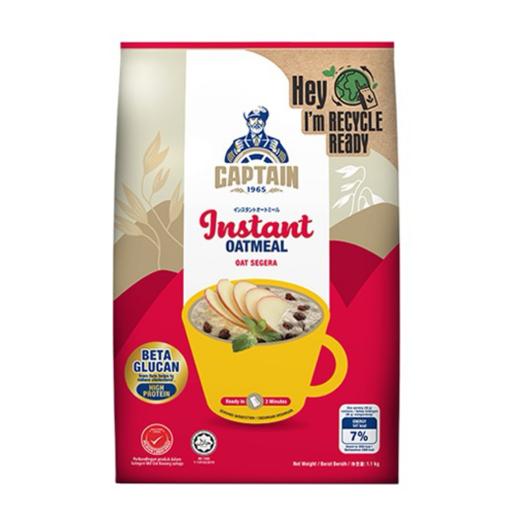 

Captain Instant Oatmeal 1.1 Kg