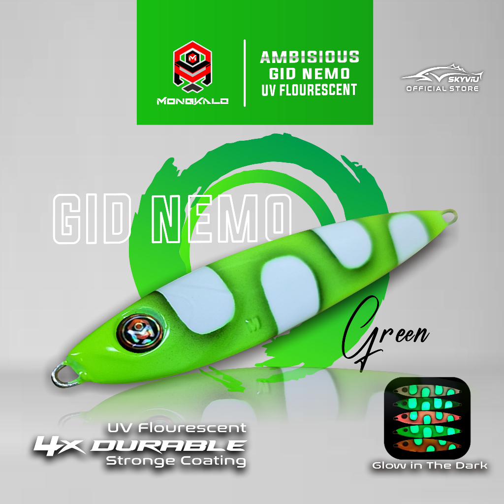 Mongkalo Ambisious noFoil Full-GID Nemo Fluorescent 100 Hijau