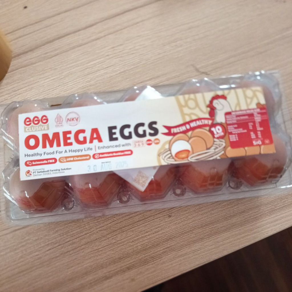 

[FRESH] TELUR OMEGA 3 TELUR AYAM NEGERI TELUR OMEGA EGGCLUSIVE