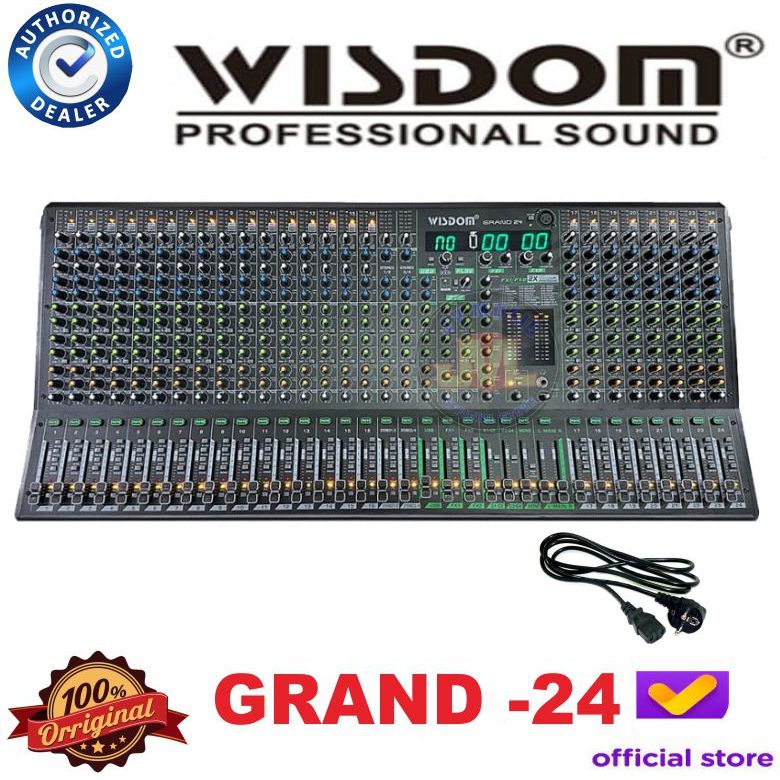 Wisdom Grand-24  24-Channel Mixer Audio Wisdom Grand24 Professional Mixer Audio
