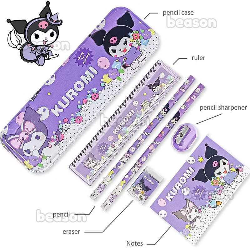 

Alat tulis Anak set Stationery Untuk Hadiah Anak Sekolah Motif Karakter Lucu / Alat Tulis Set Karakter kado notes kotak pensil