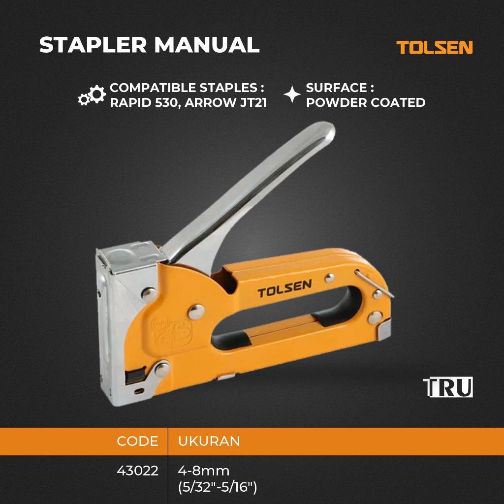 

Staples Tembak Gun Tacker Stapler Steples Jok Motor TOLSEN 43022