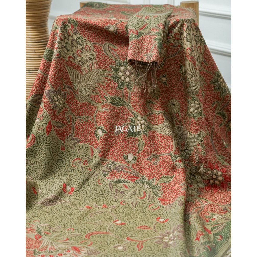 Kamen Semi ATBM Dolby Set Selendang Motif Batik Solo