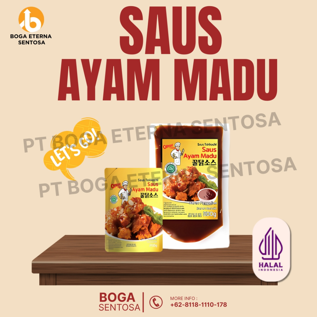 

OppaOppa Saus Ayam Madu (Untuk daging ayam dan gorengan) HALAL (PROMO!)