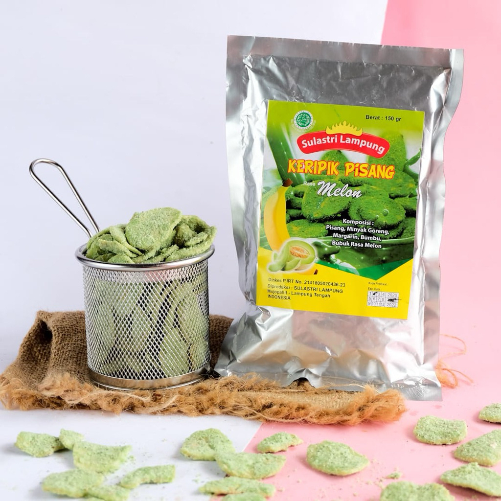 

keripik pisang rasa melon sulastri lampung