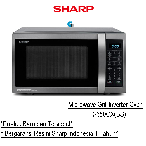 Sharp 23 Liter Microwave Grill Inverter Oven R-650GX(BS)