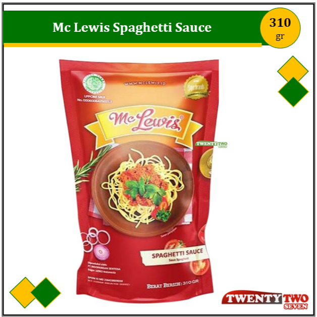 

[6 X]Mc Lewis Spaghetti Sauce Pouch 310 gr