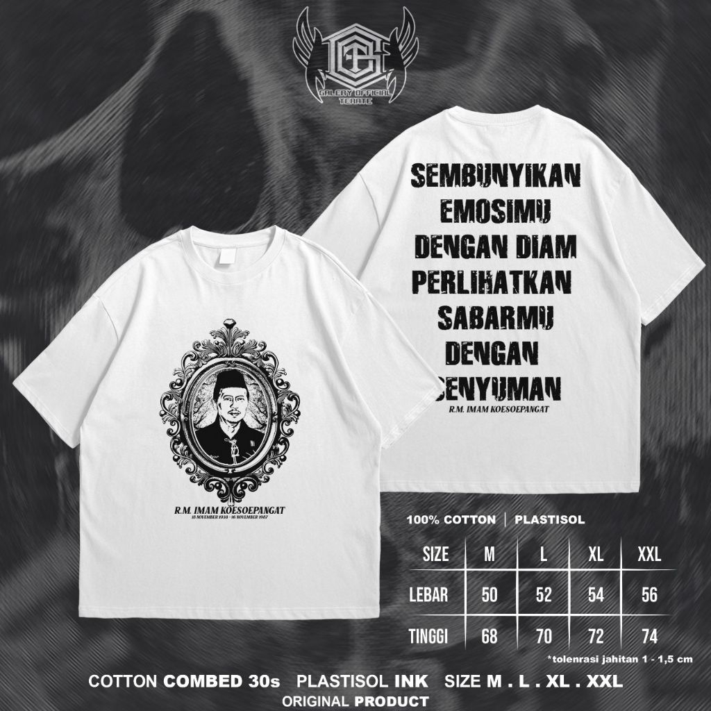 Kaos PSHT R.M IMAM KOESOEPANGAT Kaos PSHT Terate Kaos SH Terate