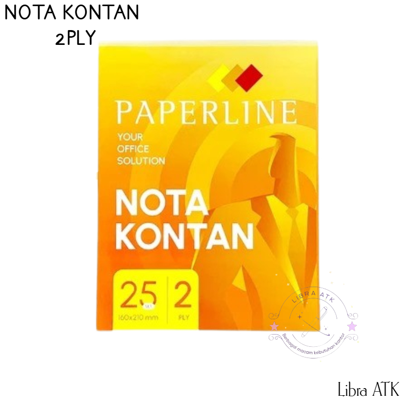 

PAPERLINE Nota kontan K2ply 25set