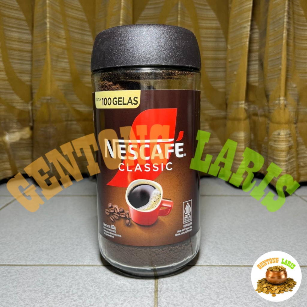 

Nescafe Classic Kopi Bubuk 200gr Jar Botol