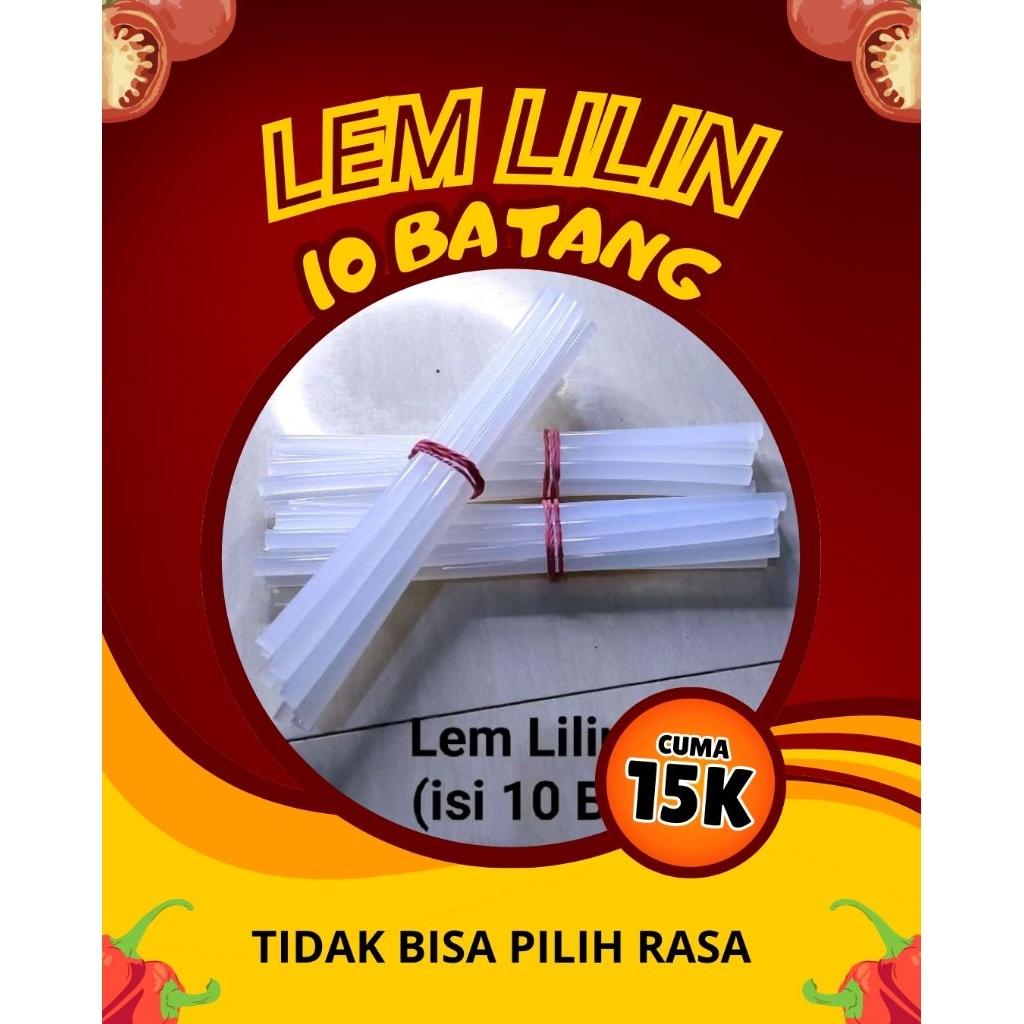 

Lem Lilin (Isi 10 Batang)