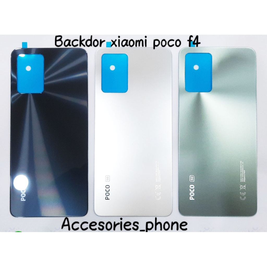 Backdor xiaomi pocophone f4 / tutup belakang xiaomi pocophone f4