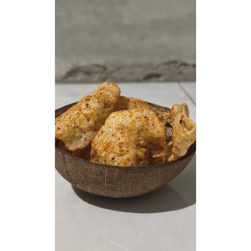 

Kerupuk Singkong Tiga Rasa: Gurih, Pedas, dan Asin