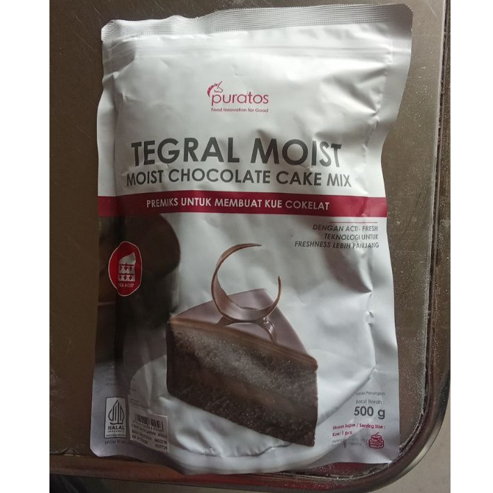 

Puratos Tegral Moist Moist Chocolate Cake Mix Premiks untuk Membuat Kue Coklat Kemasan 500g TBK Melly