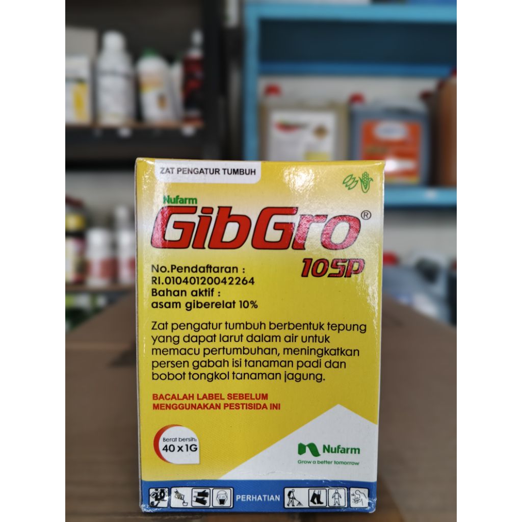 GibGro 10sp gibgro 1gr asam giberelat ga3 1kotak isi 40biji