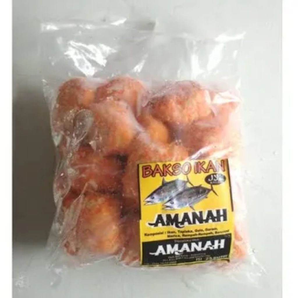 

Amanah Bakso Ikan Crispy 500 gr isi 25 pcs (Frozen Food)