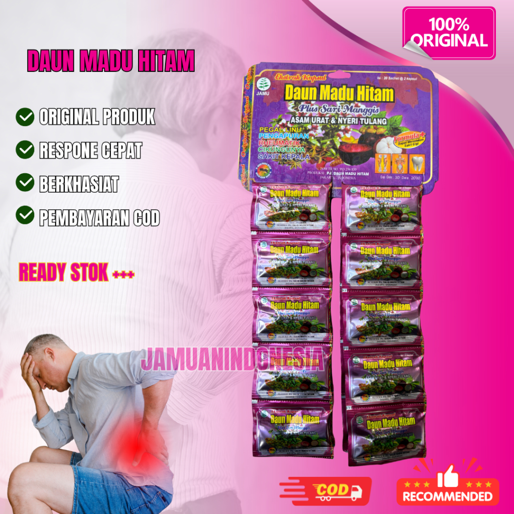 

Daun Madu Hitam Original 1 Renceng Isi 20 Sachet