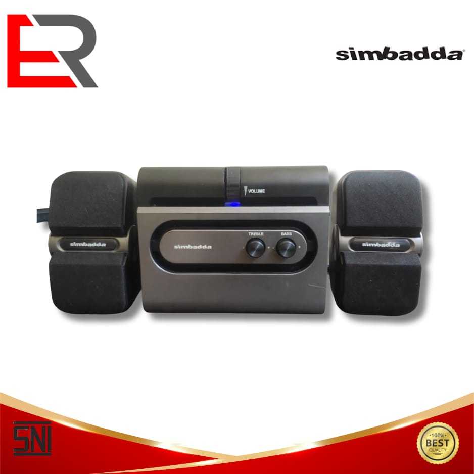Speaker Aktif Simbadda CT6200N – Suara Kencang & Jernih, Cocok untuk Multimedia (BEKAS)