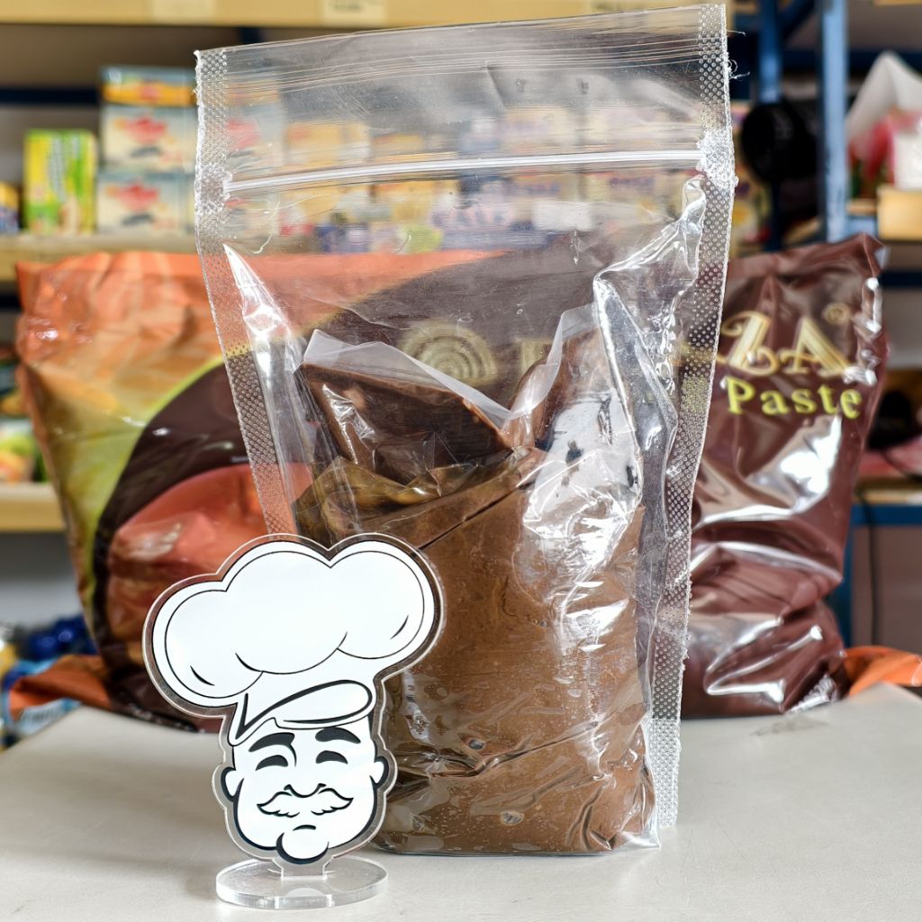 

Plaza Filling Coklat 500Gr / Plaza Pasta Coklat 500Gr / Isian Roti Coklat Plaza 500Gr