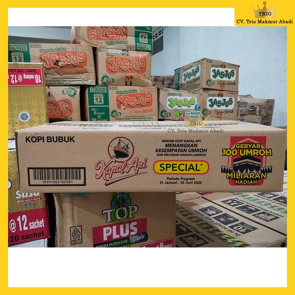 

Kopi Kapal Api Special 6g 1 Dus isi 20 Renteng