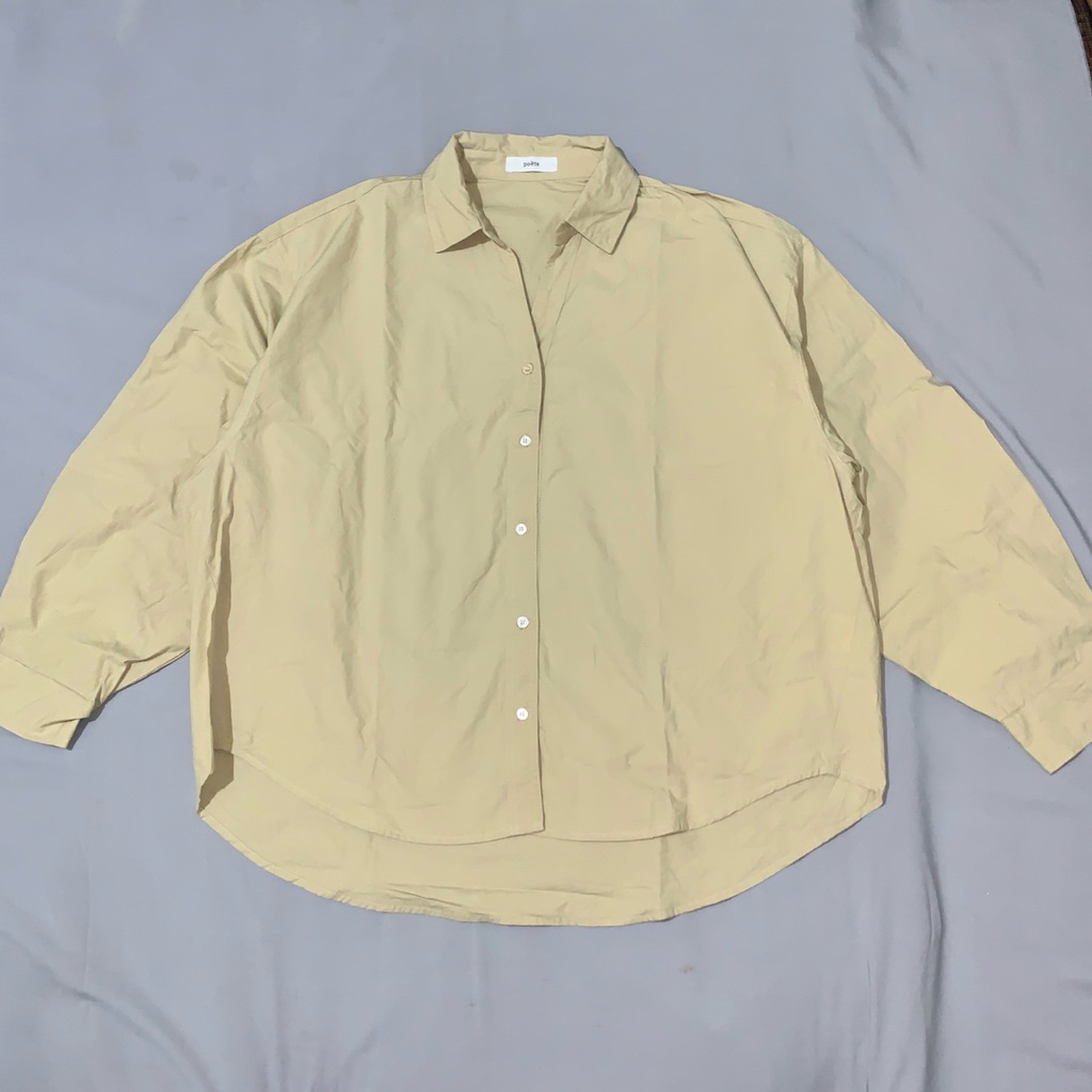 PL / Preloved Kemeja Katun Poplin Nagita Balon Oversize