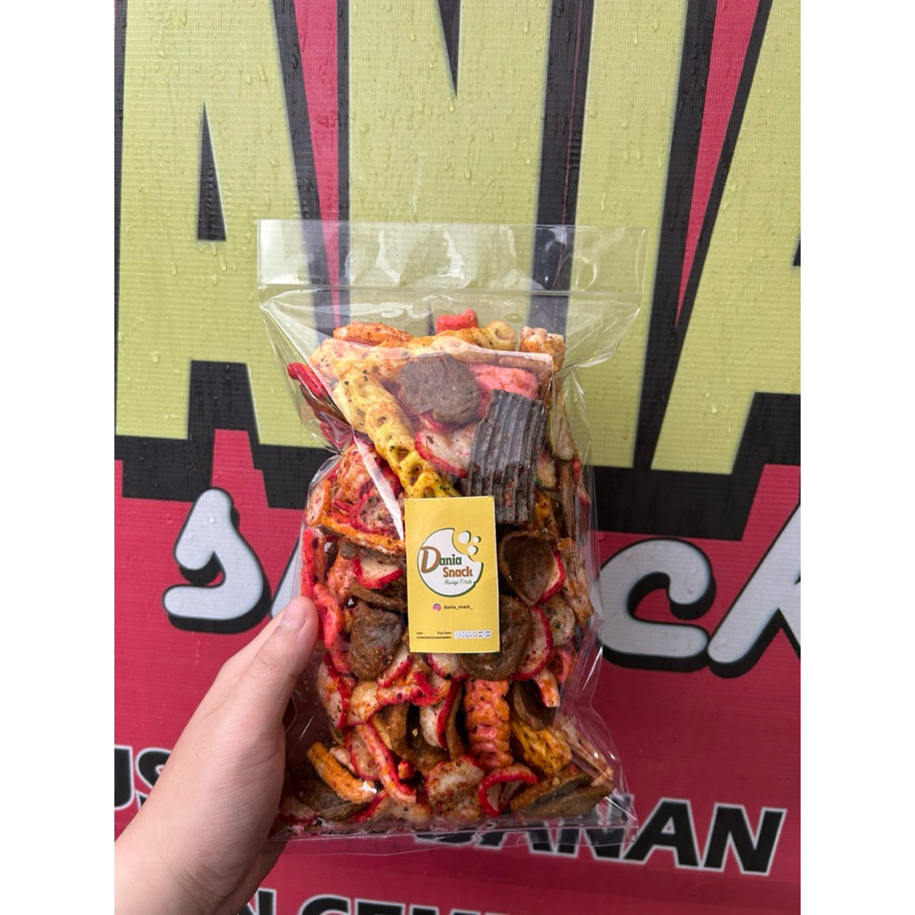 

Seblak Mix Kering Pedas Gurih 250gr – Cemilan Renyah Kriuk Snack Pedas Instan [DANIA SNACK]
