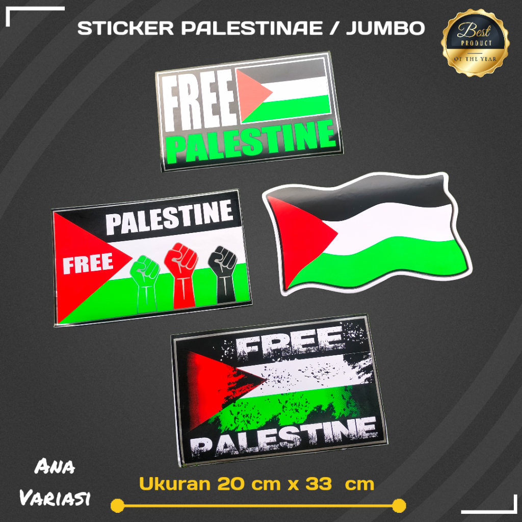 Stiker Bendera Palestina stiker jumbo Palestine stiker Palestina Stiker motoe Bendera Pallestina Sti