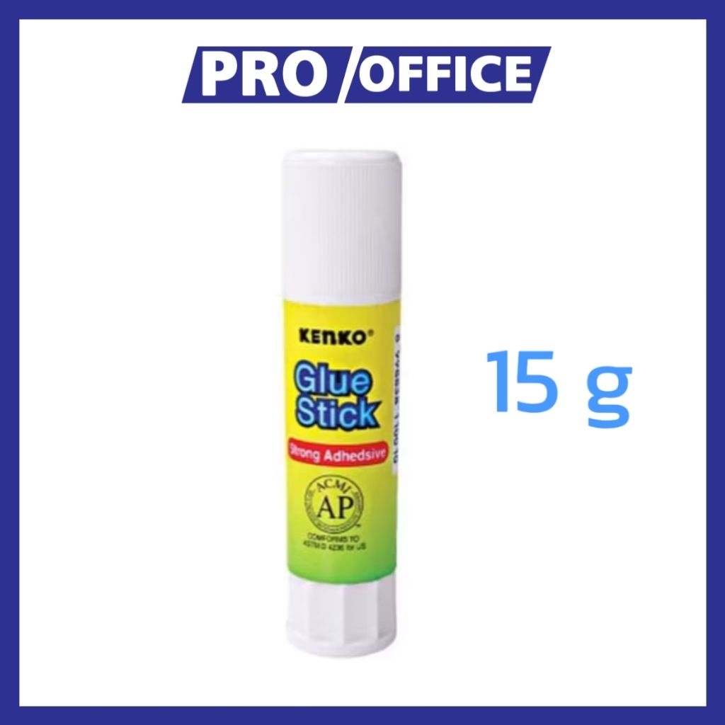 

ProOffice - Kenko Glue Stick 15 Gram (1 Pcs) – Lem Kertas Praktis Sekolah & Kantor