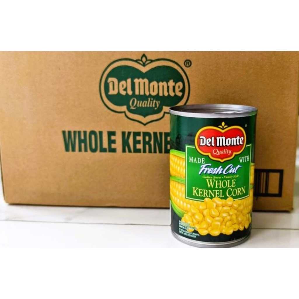 

delmonte whole corn 420gr perdus isi @24