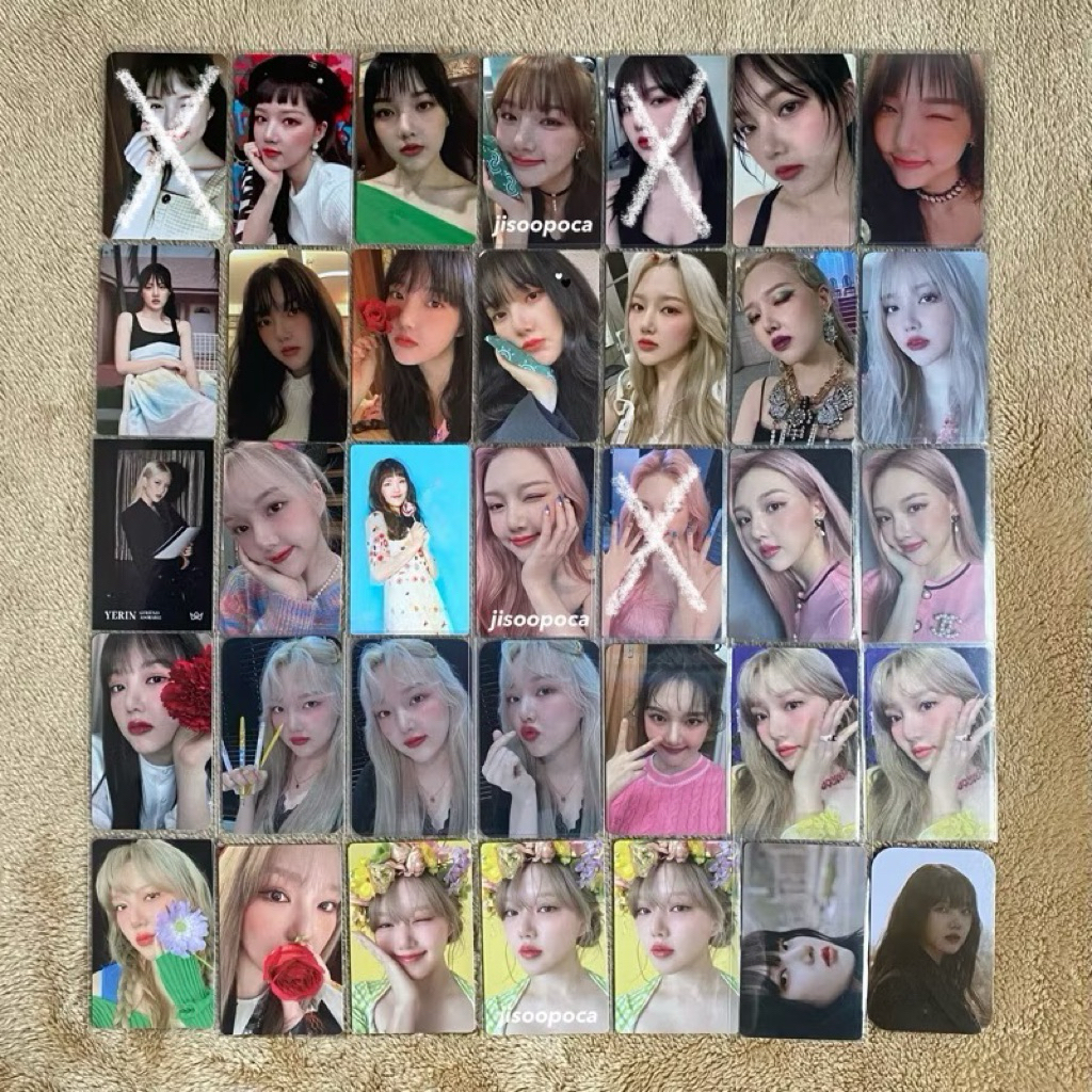 YERIN ALBUM PHOTOCARD — flower bud parallel sunny summer time for us limited edition tfu le fever se