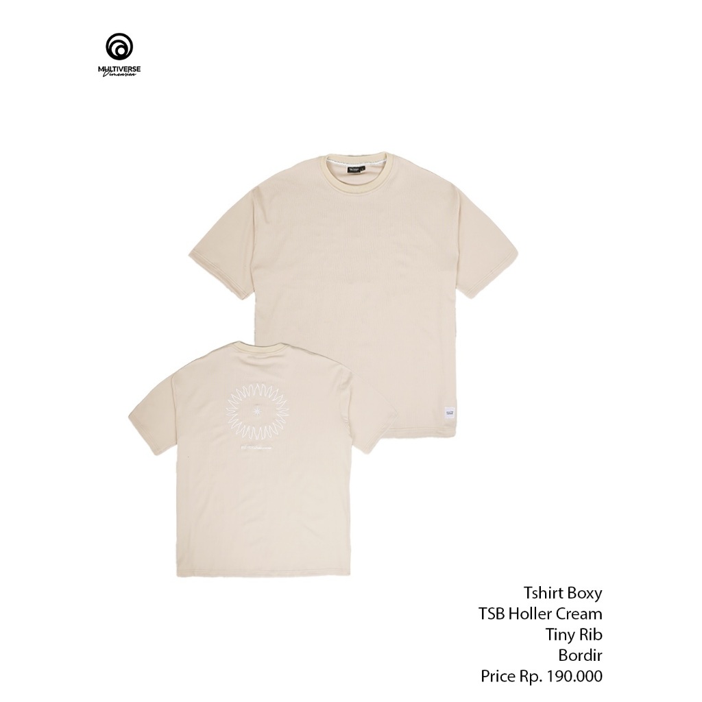 MULTIVERSE T-SHIRT - TSB HOLLER CREAM