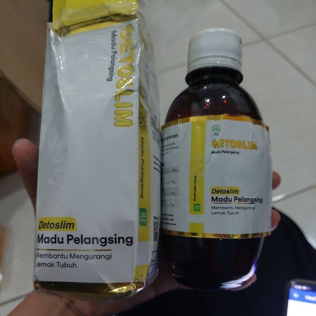 DETOSLIM MADU PELANGSING 280GRAM