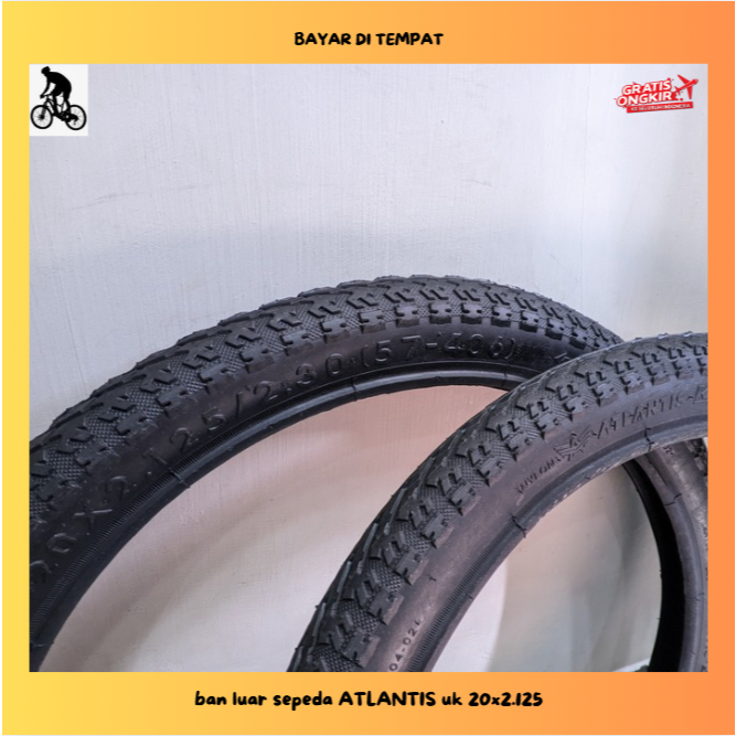 ban luar sepeda atlantis uk 20x2.125