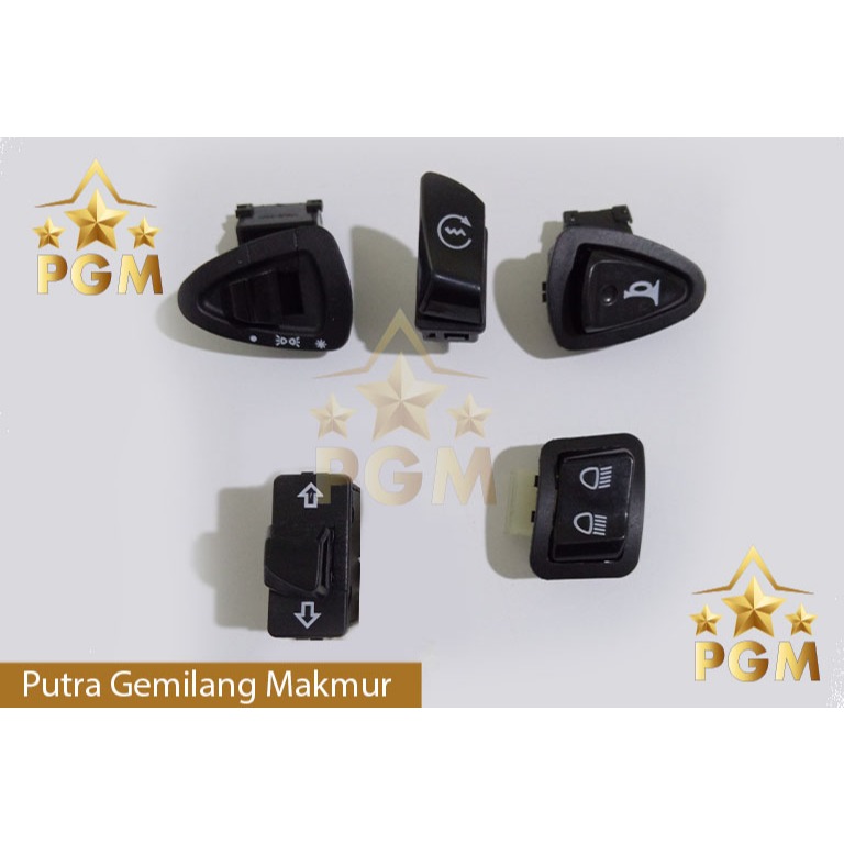 Tombol Set saklar Hazard On/Off Lampu Beat ESP/Lampu LED/Scoopy eSP / Saklar Beat ESP