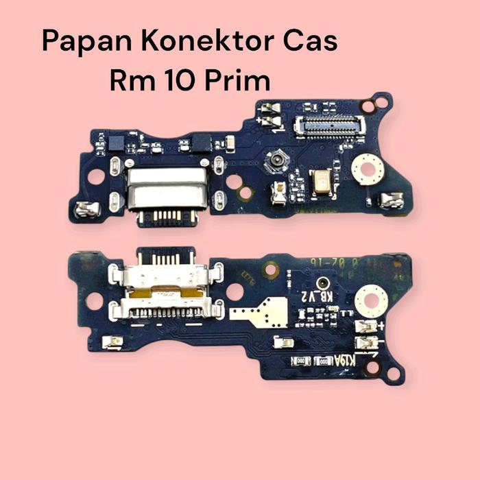 redmi 10 Prime - Papan Cas Papan PCB Konektor Board Konektor Charger Original